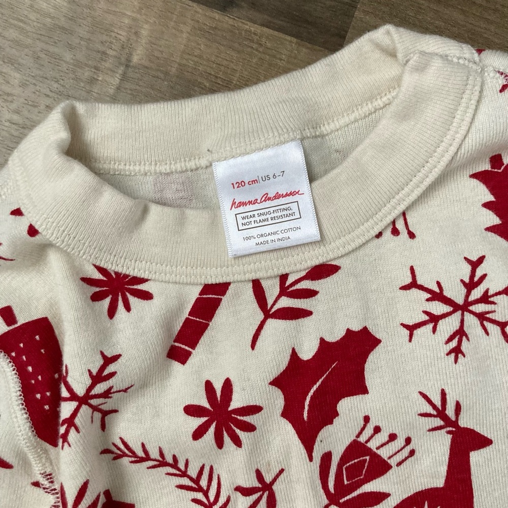 [Hanna Andersson] Set of 2 Christmas Tops 120 / US 6-7 - Picture 7 of 7
